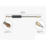 Maxbell Set of 6Pcs Pressure Washer Wand Extension for Nozzle, Undercarriage Cleaner