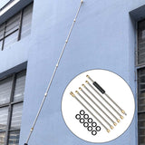 Maxbell Set of 6Pcs Pressure Washer Wand Extension for Nozzle, Undercarriage Cleaner
