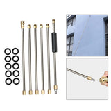 Maxbell Set of 6Pcs Pressure Washer Wand Extension for Nozzle, Undercarriage Cleaner