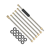 Maxbell Set of 6Pcs Pressure Washer Wand Extension for Nozzle, Undercarriage Cleaner