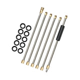Maxbell Set of 6Pcs Pressure Washer Wand Extension for Nozzle, Undercarriage Cleaner