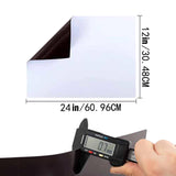 Maxbell 2x Blank Magnets Rounded Corners for Marketing Vehicles Cars Commercial Style B