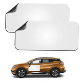 Maxbell 2x Blank Magnets Rounded Corners for Marketing Vehicles Cars Commercial Style B