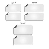 Maxbell 2x Blank Magnets Rounded Corners for Marketing Vehicles Cars Commercial Style A