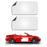 Maxbell 2x Blank Magnets Rounded Corners for Marketing Vehicles Cars Commercial Style A