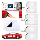 Maxbell 2x Blank Magnets Rounded Corners for Marketing Vehicles Cars Commercial Style A