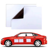 Maxbell 2x Blank Magnets Rounded Corners for Marketing Vehicles Cars Commercial Style A