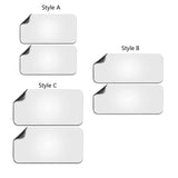 Maxbell 2x Blank Magnets Rounded Corners for Marketing Vehicles Cars Commercial Style A