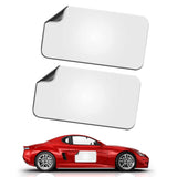 Maxbell 2x Blank Magnets Rounded Corners for Marketing Vehicles Cars Commercial Style A