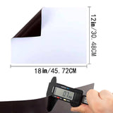 Maxbell 2x Blank Magnets Rounded Corners for Marketing Vehicles Cars Commercial Style A