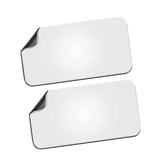 Maxbell 2x Blank Magnets Rounded Corners for Marketing Vehicles Cars Commercial Style A