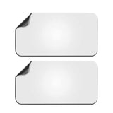 Maxbell 2x Blank Magnets Rounded Corners for Marketing Vehicles Cars Commercial Style A