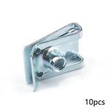 Maxbell 10Pcs M5 Clip Nut Fastener Clip for Vehicle Replaces Accessories