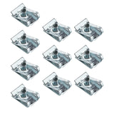 Maxbell 10Pcs M5 Clip Nut Fastener Clip for Vehicle Replaces Accessories