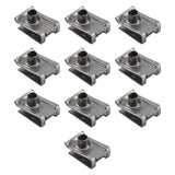 Maxbell 10x Universal U Shaped Nuts Clips Parts Stainless Steel Accessories Replaces