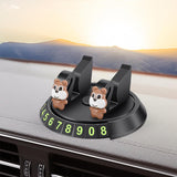 Maxbell 2 in 1 Temporary Parking Card Number Plate Car Phone Holder for Parking Style F