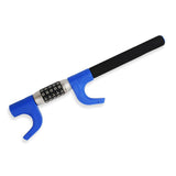 Maxbell Steering Wheel Lock Keyless Password Code Quick Release for Vehicle Van Blue