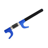 Maxbell Steering Wheel Lock Keyless Password Code Quick Release for Vehicle Van Blue