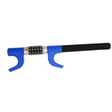 Maxbell Steering Wheel Lock Keyless Password Code Quick Release for Vehicle Van Blue