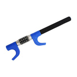 Maxbell Steering Wheel Lock Keyless Password Code Quick Release for Vehicle Van Blue