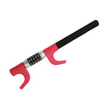 Maxbell Steering Wheel Lock Keyless Password Code Quick Release for Vehicle Van Red