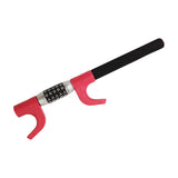Maxbell Steering Wheel Lock Keyless Password Code Quick Release for Vehicle Van Red