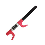Maxbell Steering Wheel Lock Keyless Password Code Quick Release for Vehicle Van Red