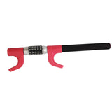 Maxbell Steering Wheel Lock Keyless Password Code Quick Release for Vehicle Van Red