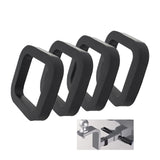 Maxbell 2inch Hitch Receiver Silencer Pad Rubber Universal for Trailer SUV Car 4Pcs