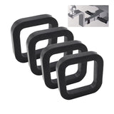 Maxbell 2inch Hitch Receiver Silencer Pad Rubber Universal for Trailer SUV Car 4Pcs