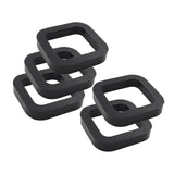 Maxbell 2inch Hitch Receiver Silencer Pad Rubber Universal for Trailer SUV Car 5Pcs