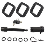 Maxbell 5/8 Inches Trailer Hitch Locks Kit Premium Material Universal ,Black