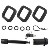 Maxbell 5/8 Inches Trailer Hitch Locks Kit Premium Material Universal ,Black