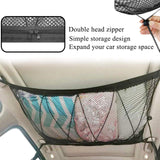 Maxbell Car Ceiling Cargo Pocket Roof Storage Organizer Adjustable for Towel Quilt