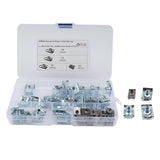 Maxbell 50x clip Nuts M4 M5 M6 M8 Assortment Set for Motorcycle Car