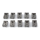 Maxbell 50x clip Nuts M4 M5 M6 M8 Assortment Set for Motorcycle Car