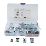 Maxbell 50x clip Nuts M4 M5 M6 M8 Assortment Set for Motorcycle Car