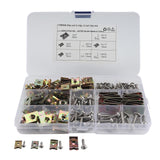 Maxbell 170Pcs U Type Clips Nuts and Screws Kit for Automobile Motorcycle