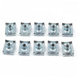 Maxbell 110 Pieces Clip Nut Stainless Steel M4 M5 M6 M8 for Car Replacement