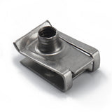 Maxbell 110 Pieces Clip Nut Stainless Steel M4 M5 M6 M8 for Car Replacement