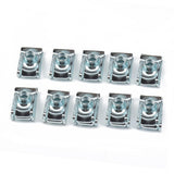 Maxbell 110 Pieces Clip Nut Stainless Steel M4 M5 M6 M8 for Car Replacement