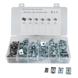 Maxbell 110 Pieces Clip Nut Stainless Steel M4 M5 M6 M8 for Car Replacement