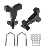 Maxbell High Lift Jack Tube Mount 1-2.5"(Round/Square) for SUV Truck Black