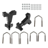 Maxbell High Lift Jack Tube Mount 1-2.5"(Round/Square) for SUV Truck Black