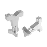 Maxbell High Lift Jack Tube Mount 1-2.5"(Round/Square) for SUV Truck Silver