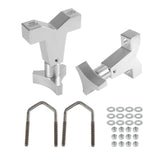 Maxbell High Lift Jack Tube Mount 1-2.5"(Round/Square) for SUV Truck Silver