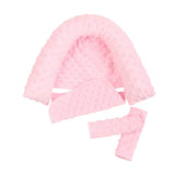 Maxbell Head and Support Pillow Car Seat Cover for Car Seat Strollers Pink