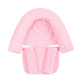Maxbell Head and Support Pillow Car Seat Cover for Car Seat Strollers Pink