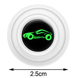 Maxbell Car Door Anti Collision Gasket Accessory Thickening Silicone Pad Luminous with Decal