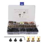 Maxbell 100Pcs Screw Nut Clip Gasket M5*19 Accessory No.12 for A5531 Auto